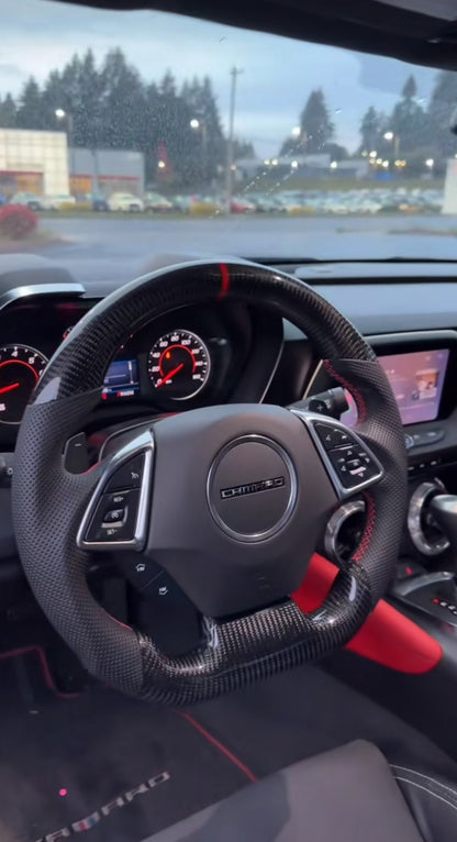 2016-2024 Camaro Carbon Fiber Steering Wheels