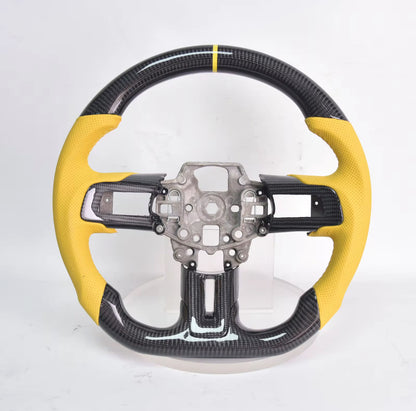 2015-2023 Mustang Carbon Fiber Steering Wheel